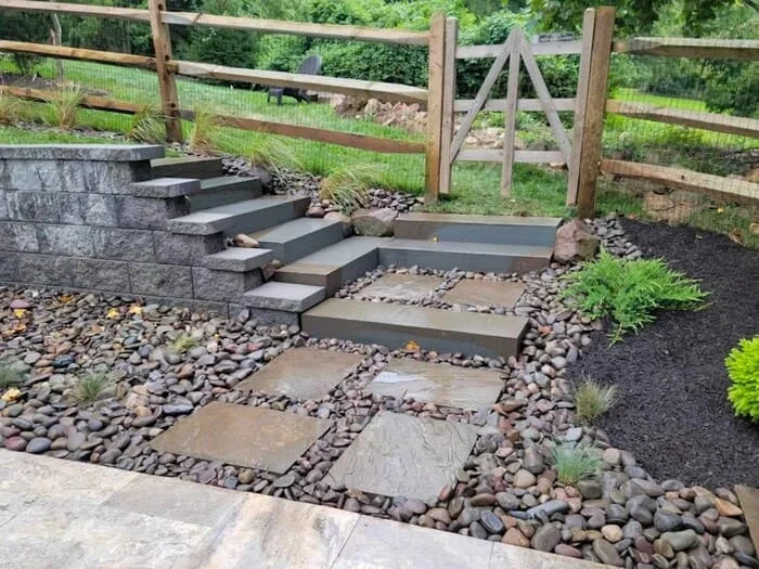 Residential Small Hardscape and Landscape project in Blue Bell, PA